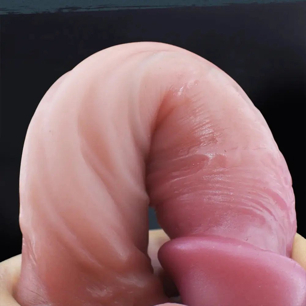 Realistic silicone dildo, veiny texture, photo 3