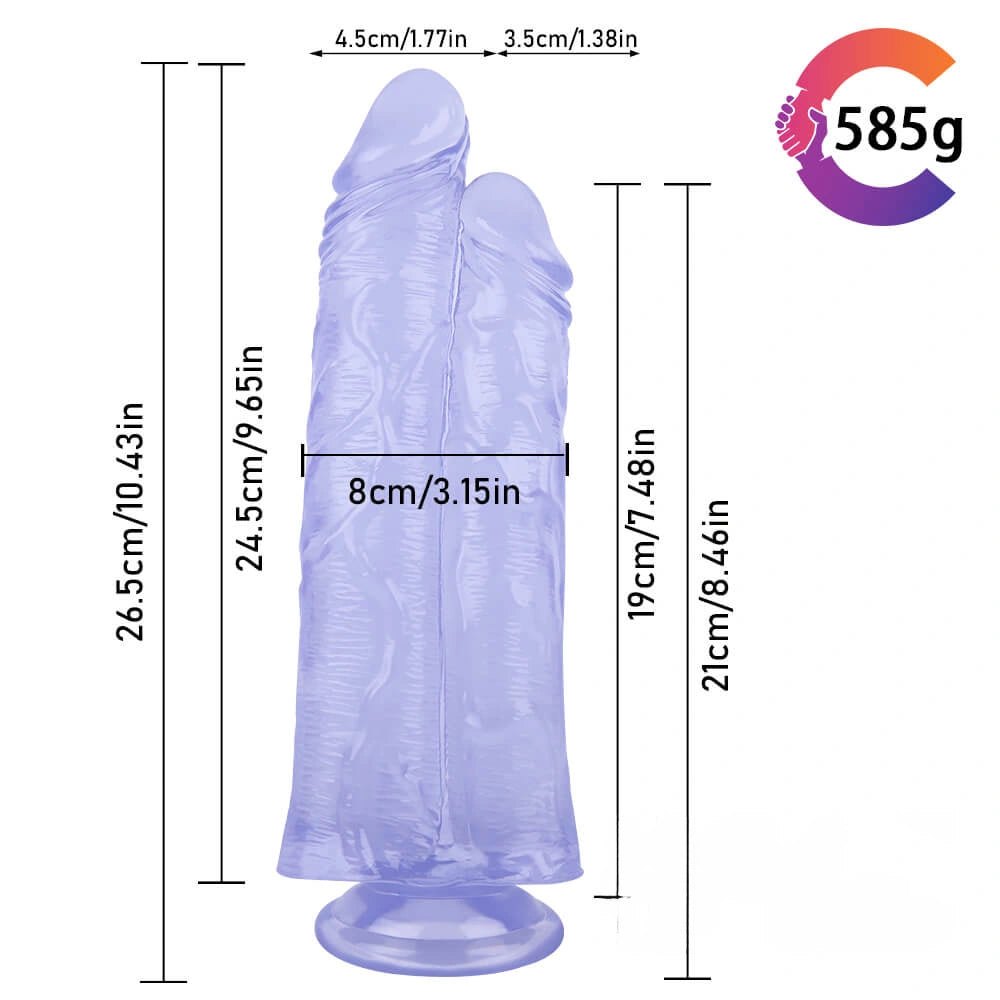 Conjoined double-head dildo, photo 8