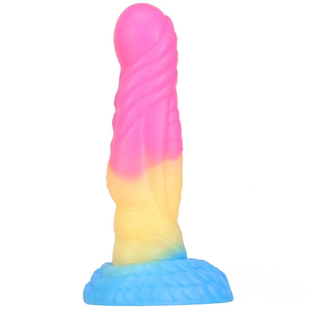 #1 twisted dragon scale liquid silicone fantasy dildo