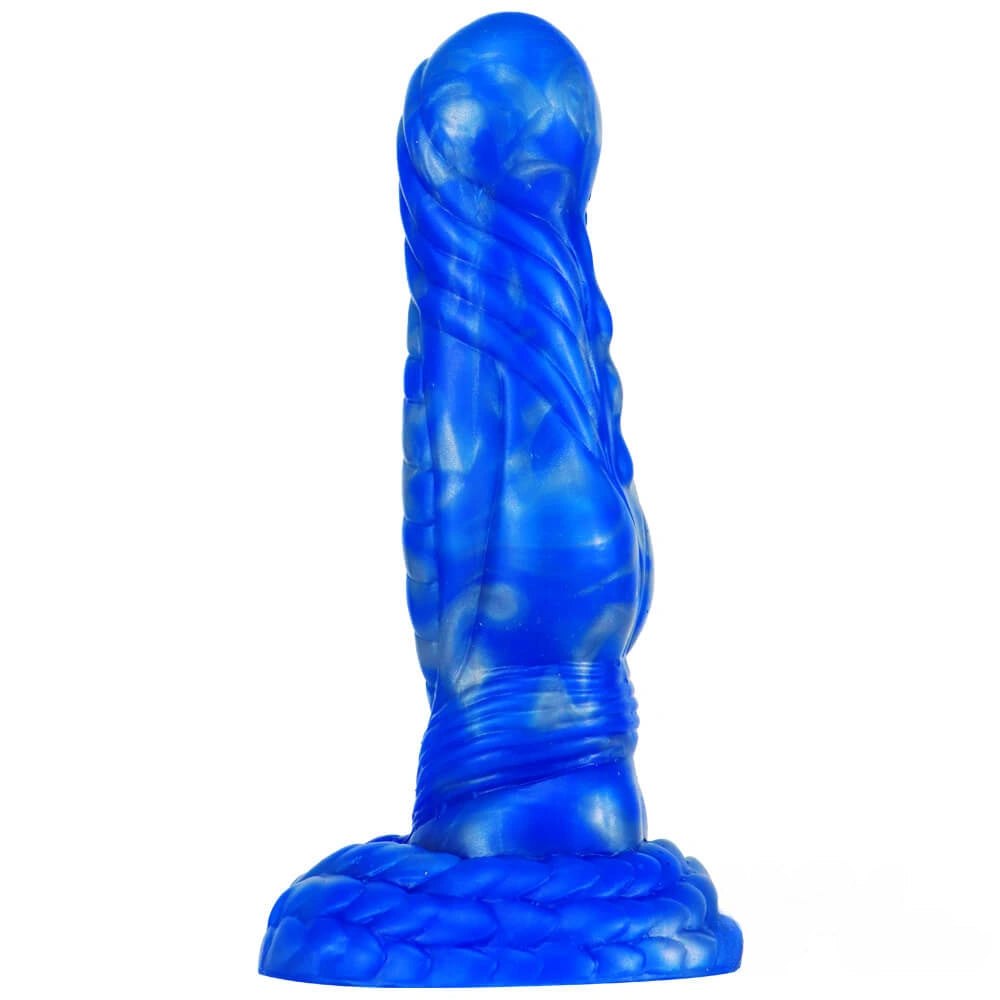 Twisted dragon scale liquid silicone fantasy dildo, photo 14