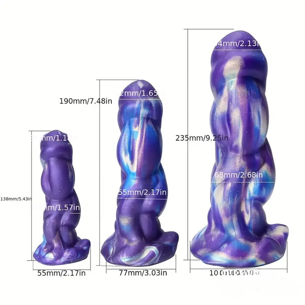 Twisted knot fantasy dildo, photo 7