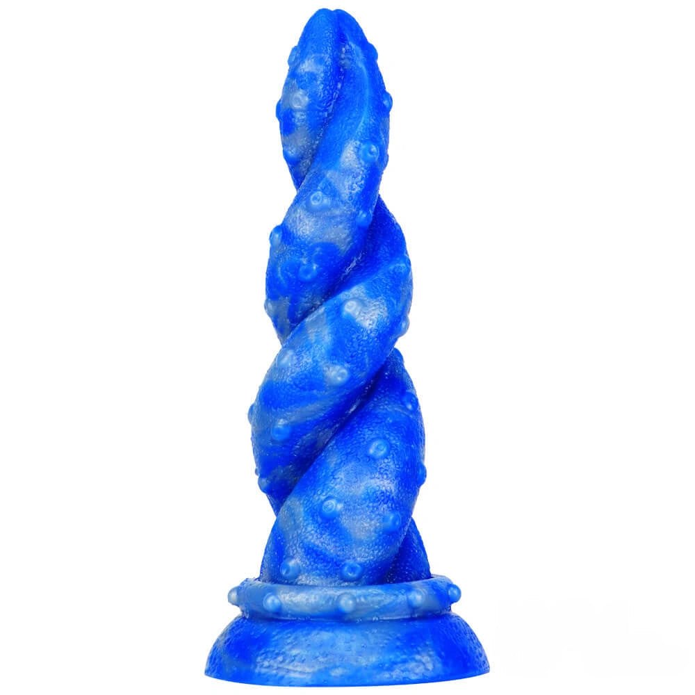 Twisted spiral suction cup dildo, photo 2