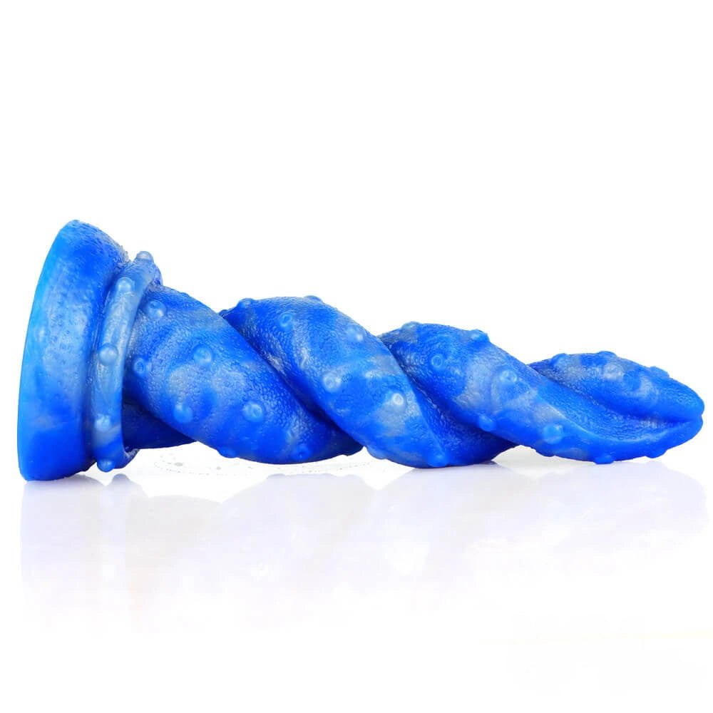 Twisted spiral suction cup dildo, photo 6