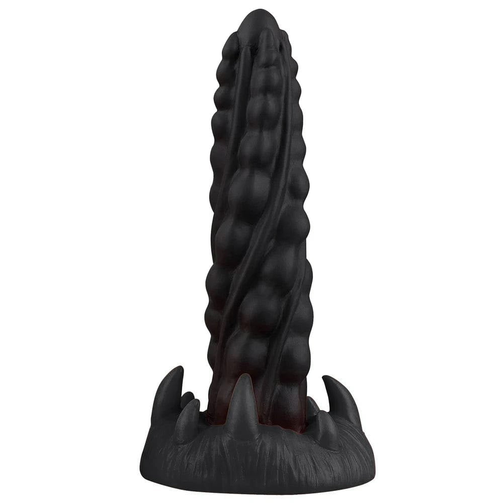 Twisted spiral fantasy dildo with clawed base, photo 7