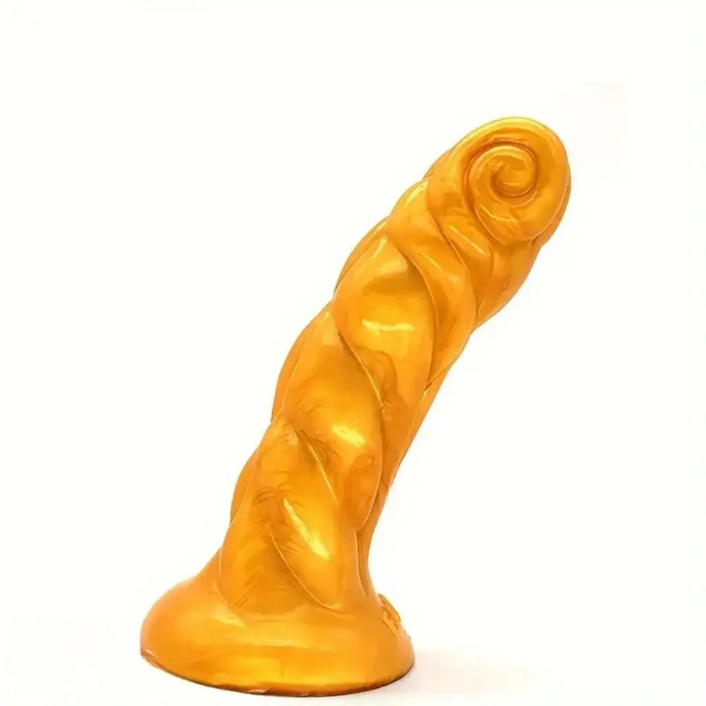 Twisted spiral fantasy dildo, photo 4