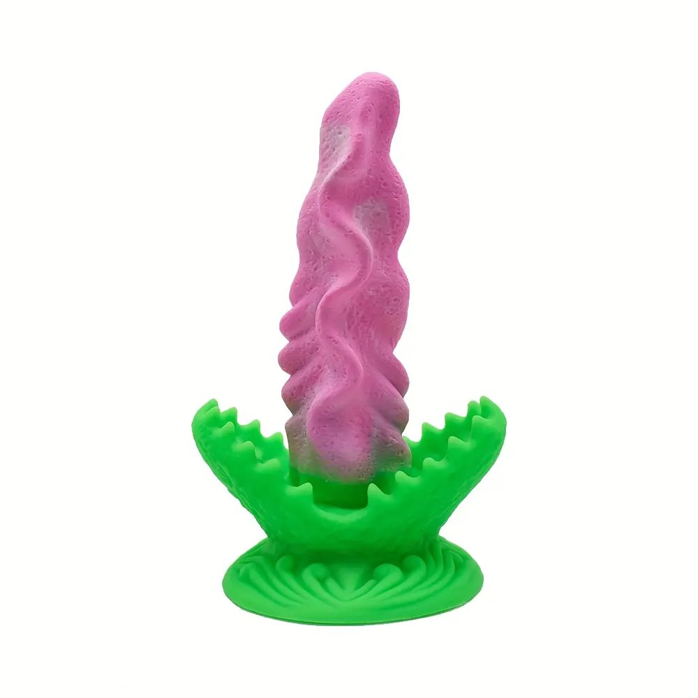Mixed color twisted fantasy dildo, photo 1