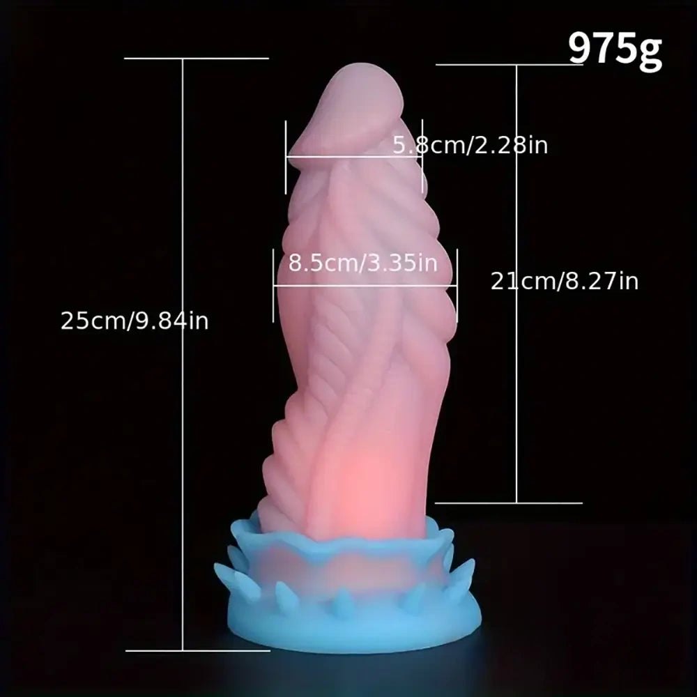 Colorful twisted tentacle silicone fantasy dildo, photo 9