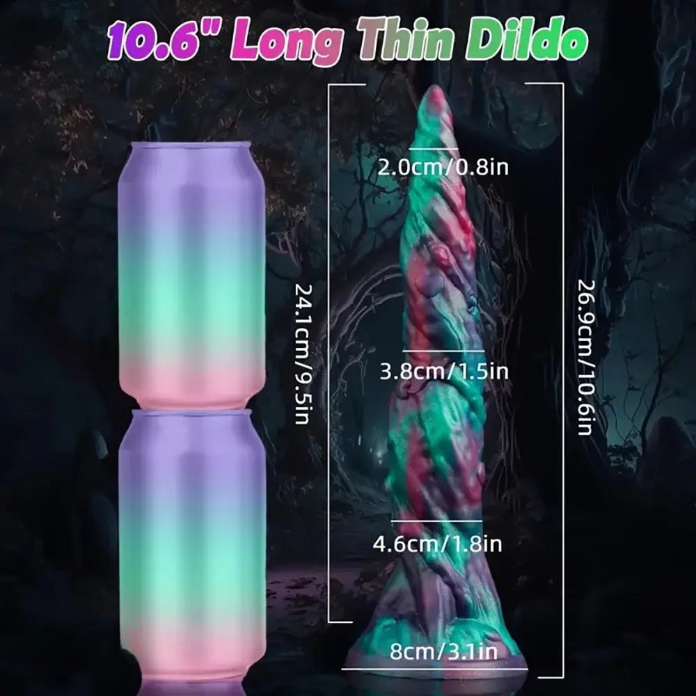 Twisted vine fantasy dildo, photo 4