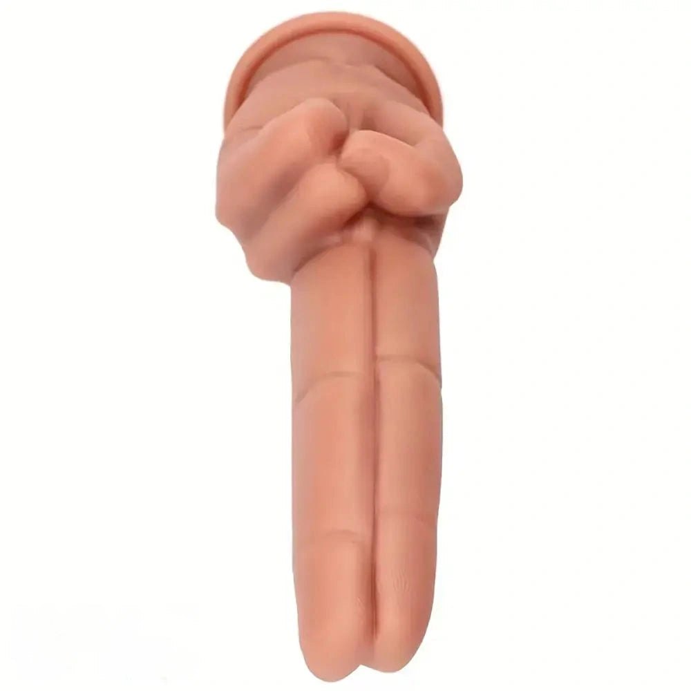 Hand shaped two finger silicone fantasy dildo, photo 10