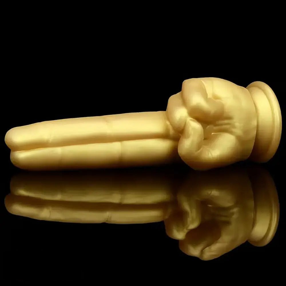 Hand shaped two finger silicone fantasy dildo, photo 3