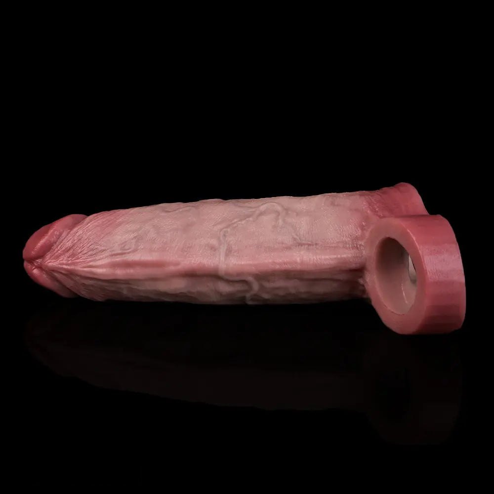 Flesh-tone penis extender sleeve, photo 12