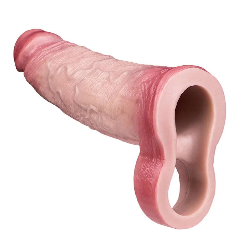 Flesh-tone penis extender sleeve, photo 4