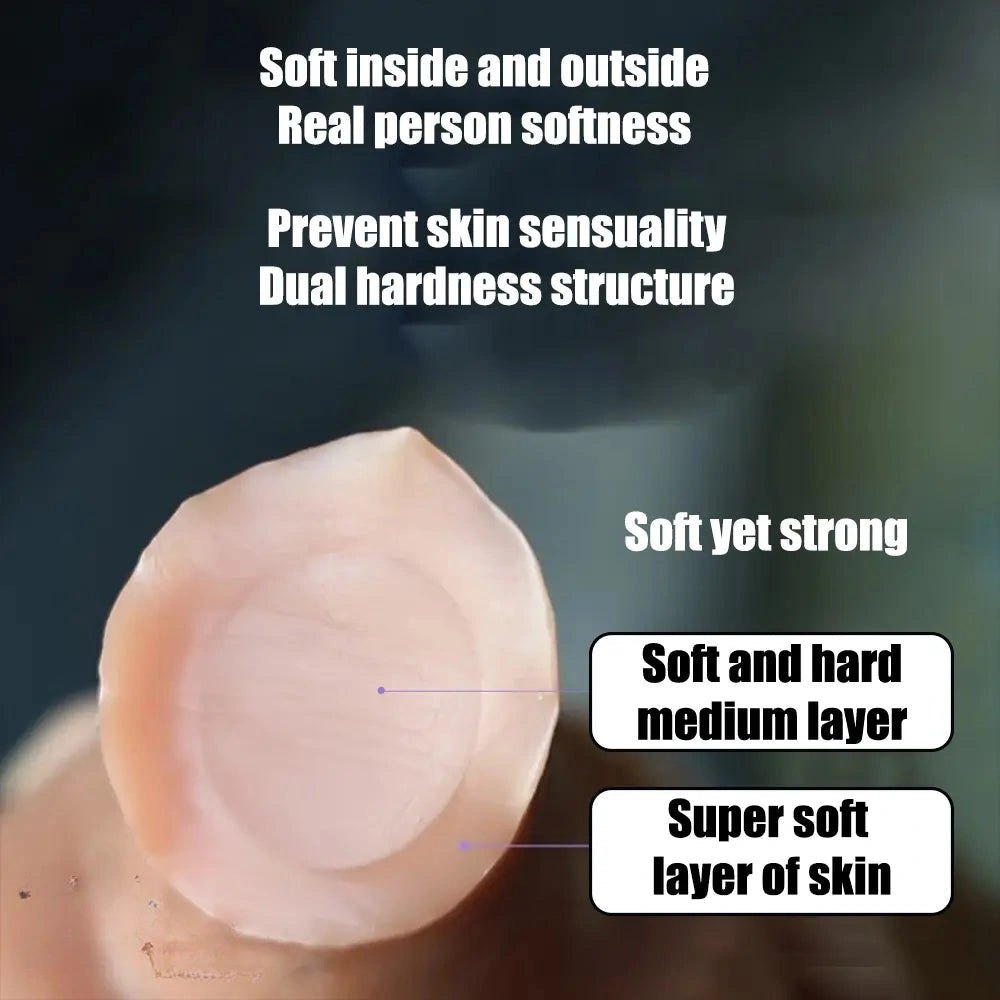 Flesh realistic silicone suction cup dildo, photo 15