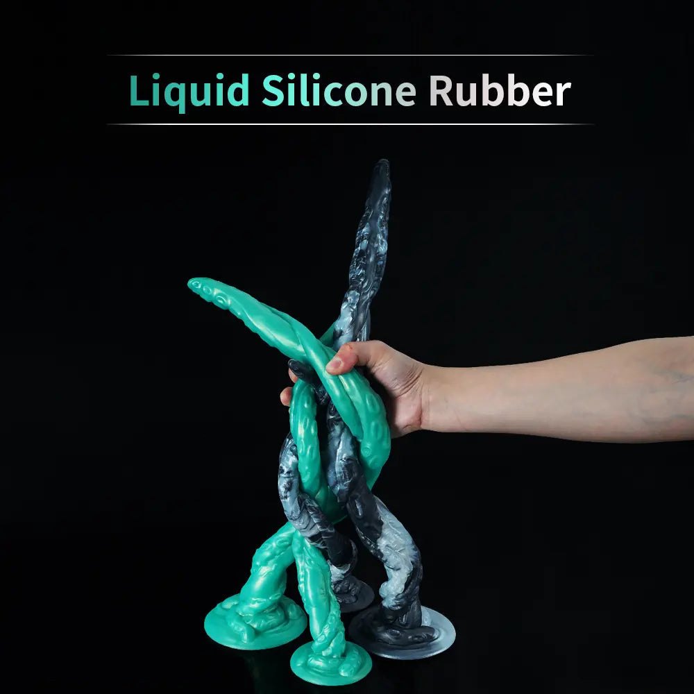 Alien tentacle fantasy dildo with suction cup, photo 3