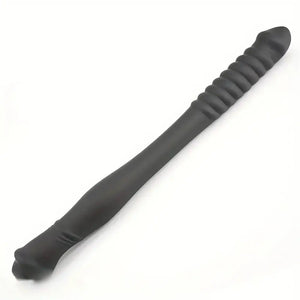 Black two tone double end dildo