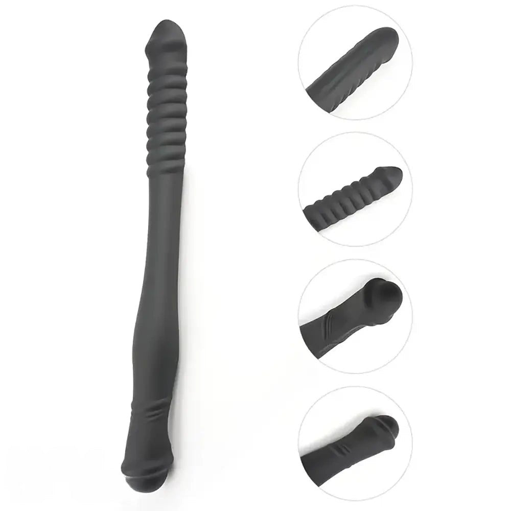 Two tone double end dildo, photo 7