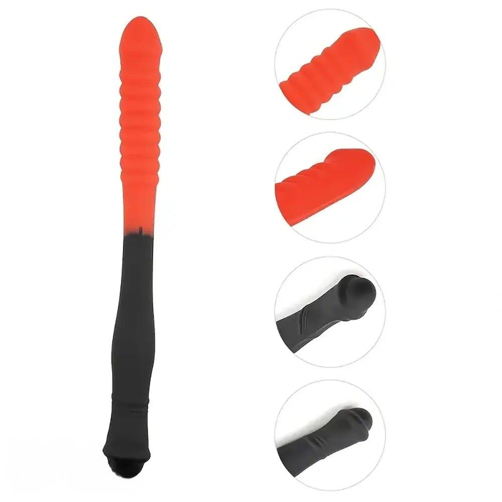 Two tone double end dildo, photo 9