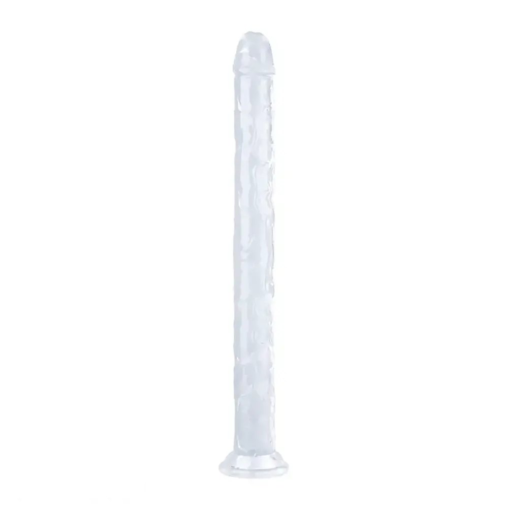Clear double ended dildo