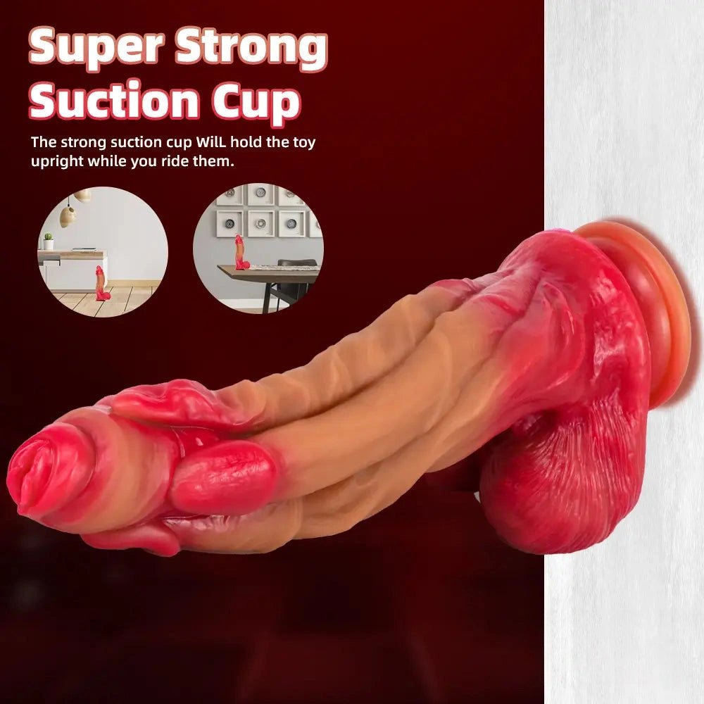 Two-tone fantasy knot dildo, photo 10