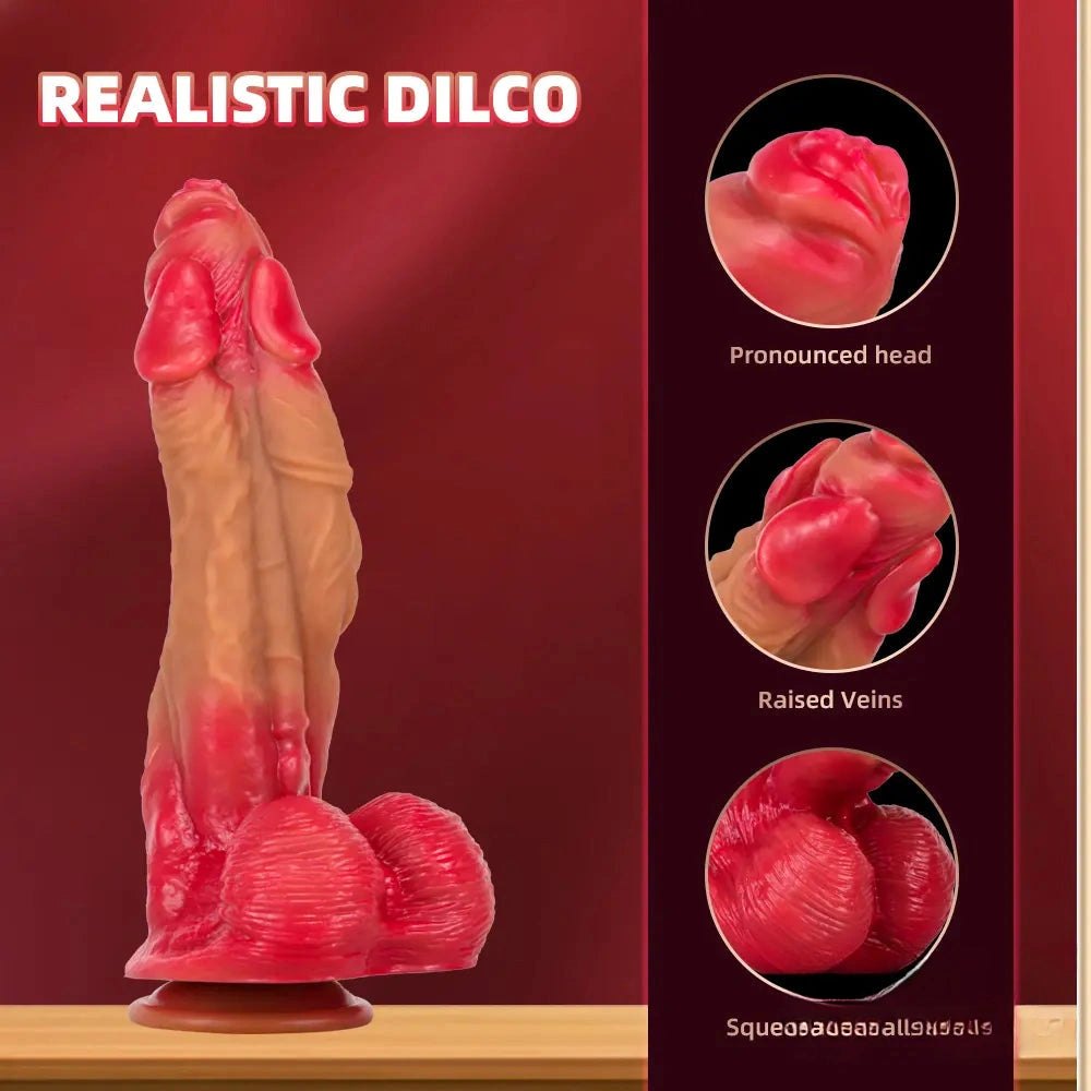 Two-tone fantasy knot dildo, photo 11
