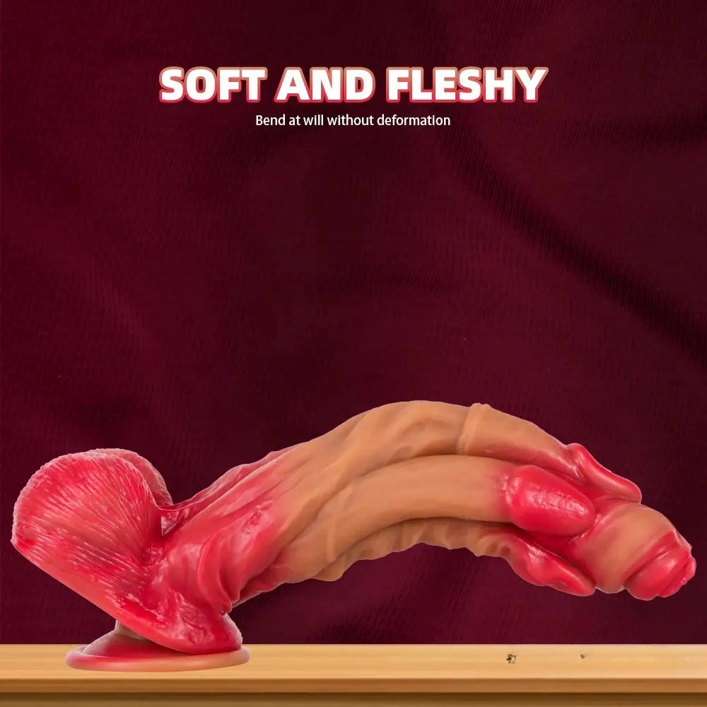 Two-tone fantasy knot dildo, photo 12