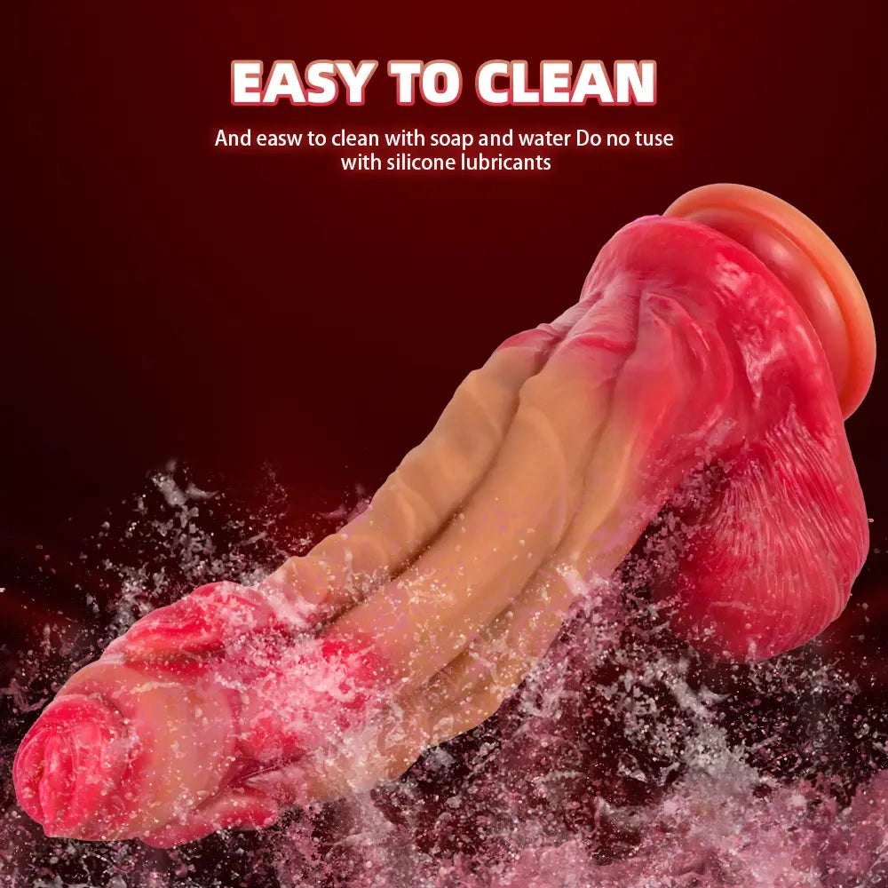 Two-tone fantasy knot dildo, photo 13