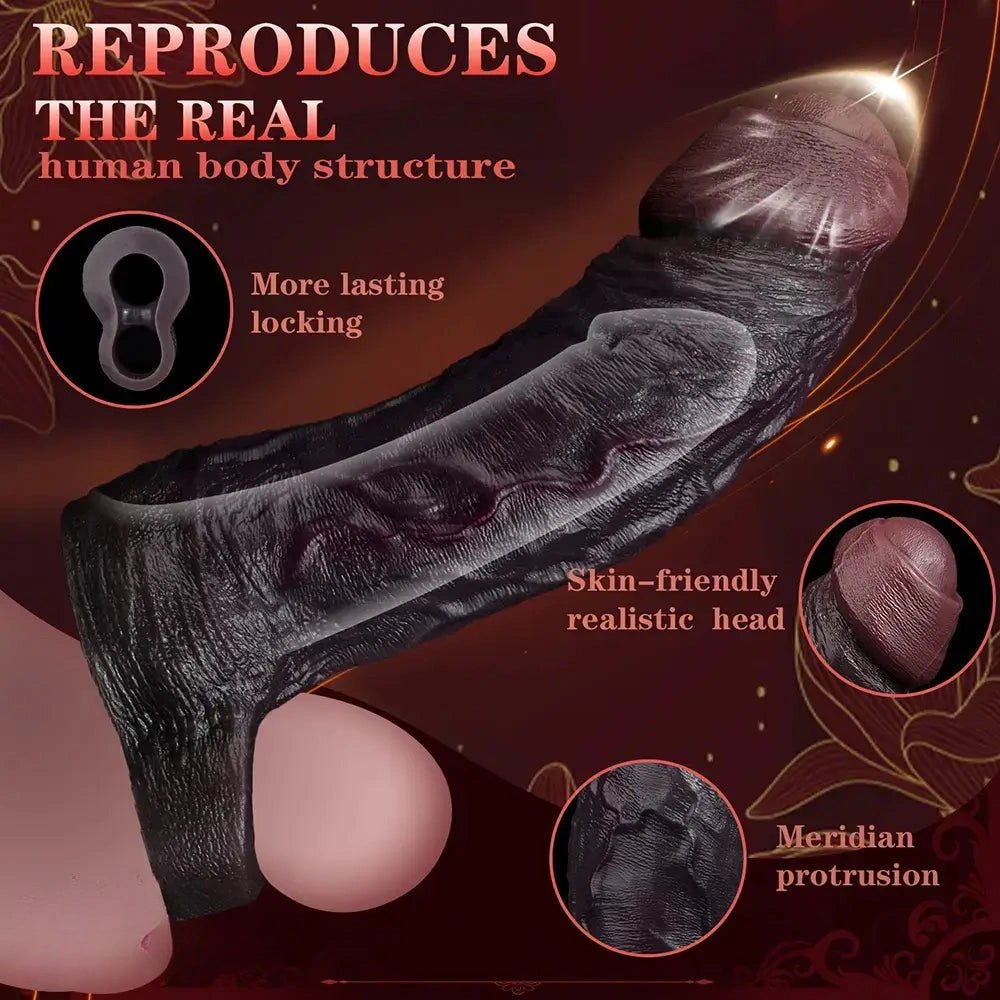 Uncut coffee silicone realistic dildo, photo 4