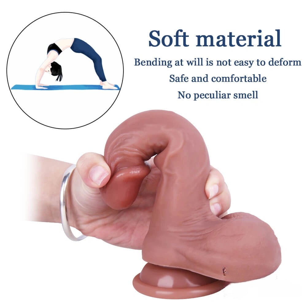 Uncut lifelike suction cup dildo, photo 11