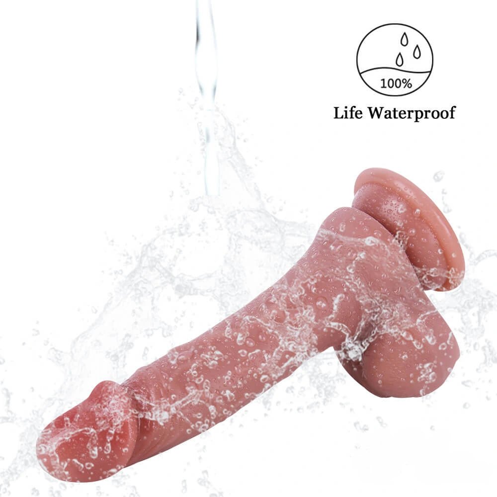 Uncut lifelike suction cup dildo, photo 6