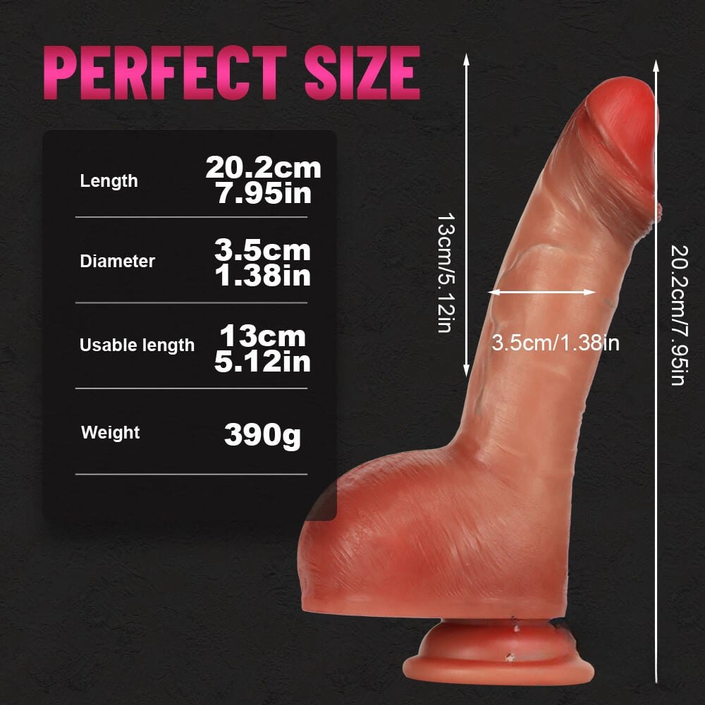 Flesh tone realistic suction cup dildo, photo 7