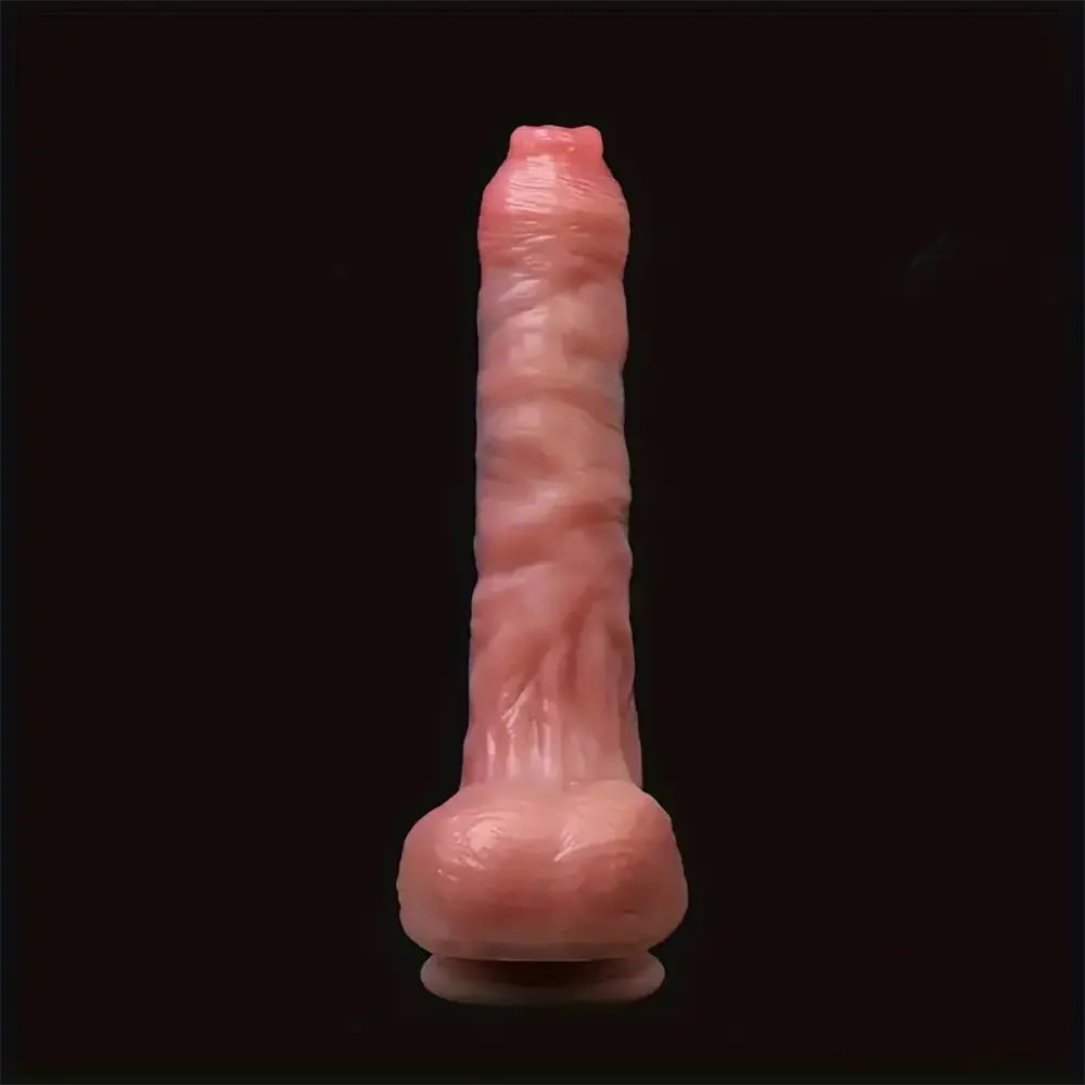 Flesh realistic suction cup dildo, photo 3