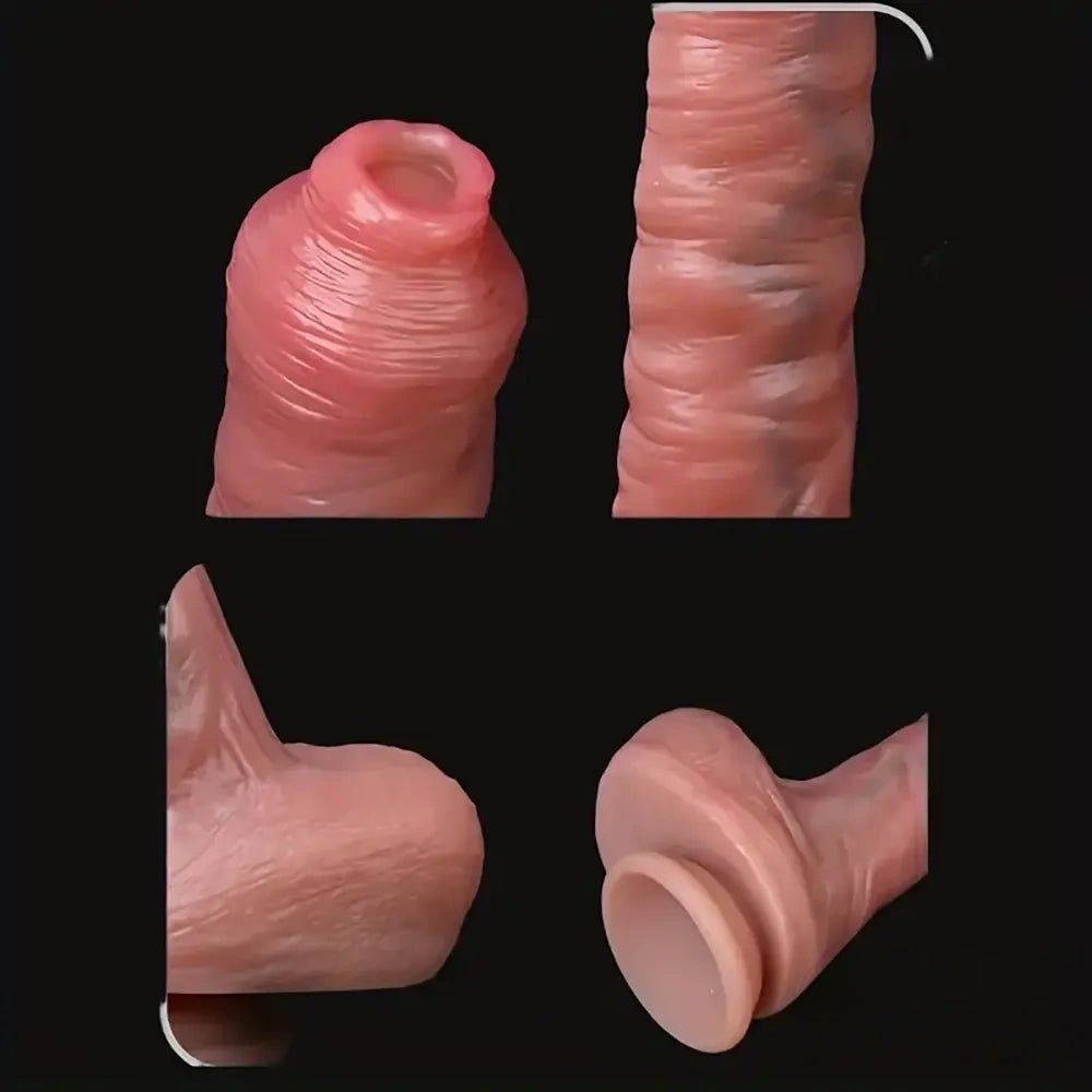 Flesh realistic suction cup dildo, photo 4
