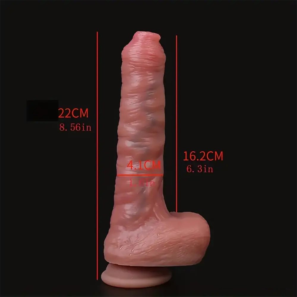 Flesh realistic suction cup dildo, photo 5