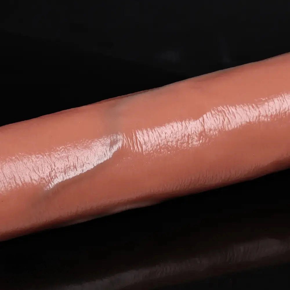 Uncut silicone suction cup dildo in three sizes, photo 10