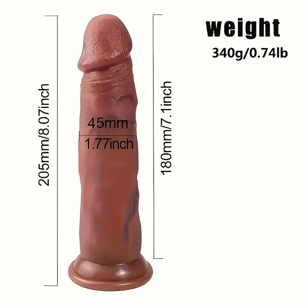 Flesh tone realistic suction cup dildo, photo 5