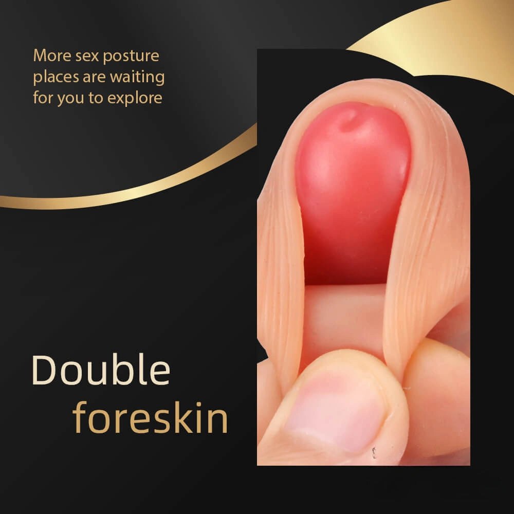 Flesh tone uncut silicone suction cup dildo, photo 15