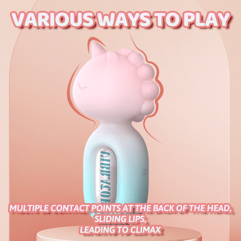 Gradient unicorn shaped wand vibrator, photo 4
