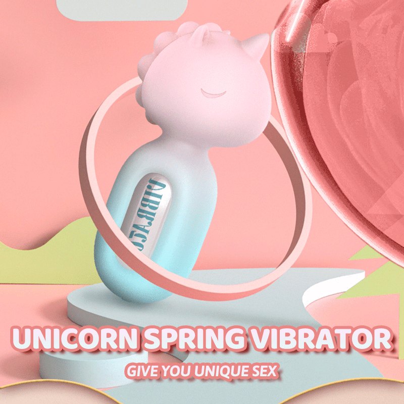 Gradient unicorn shaped wand vibrator, photo 5