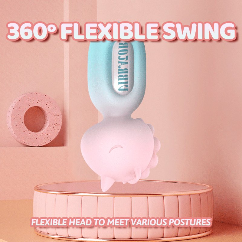 Gradient unicorn shaped wand vibrator, photo 6