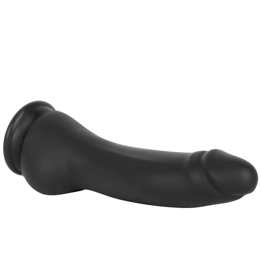 Thick silicone dildo with upturned tip, photo 13