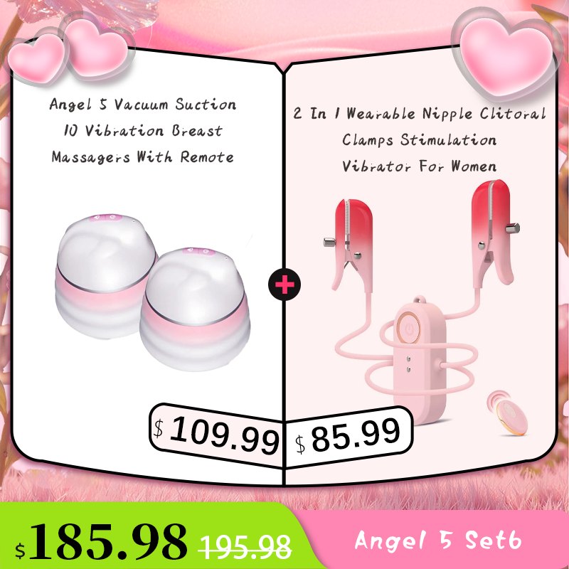 Pair of vacuum suction nipple massagers, photo 21