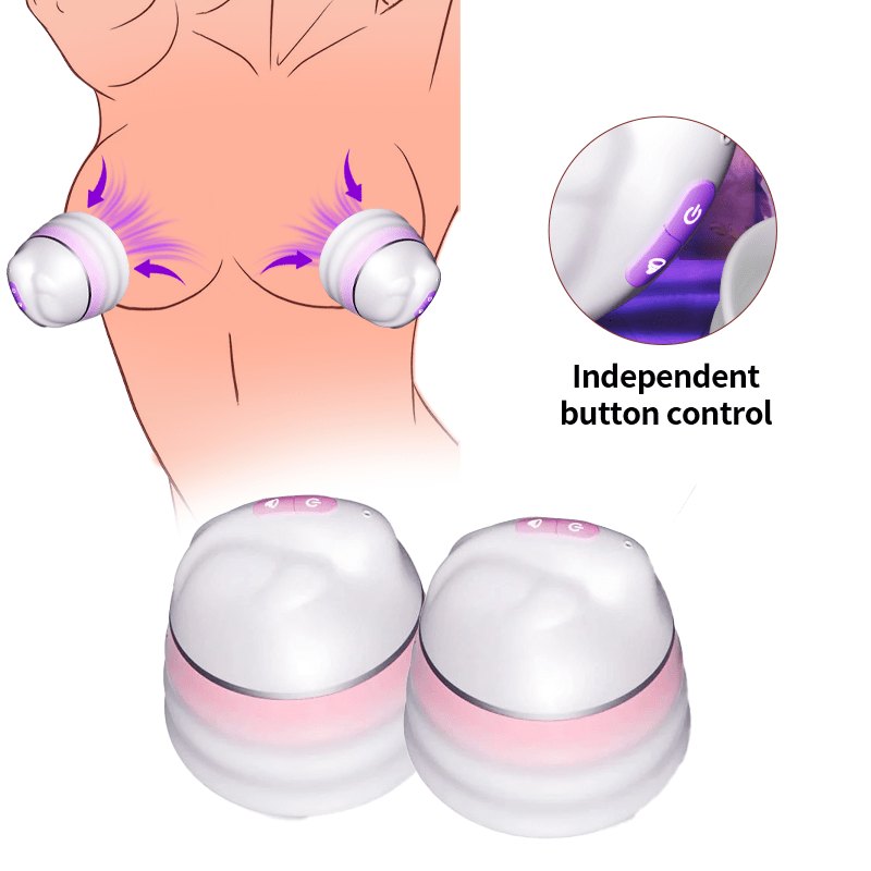 Pair of vacuum suction nipple massagers, photo 5