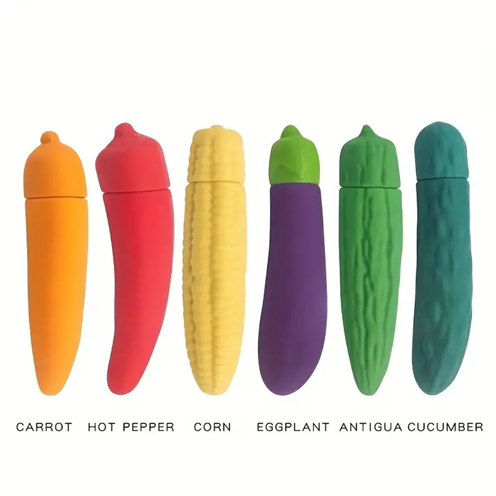 Vegetable-shaped mini vibrator, photo 1