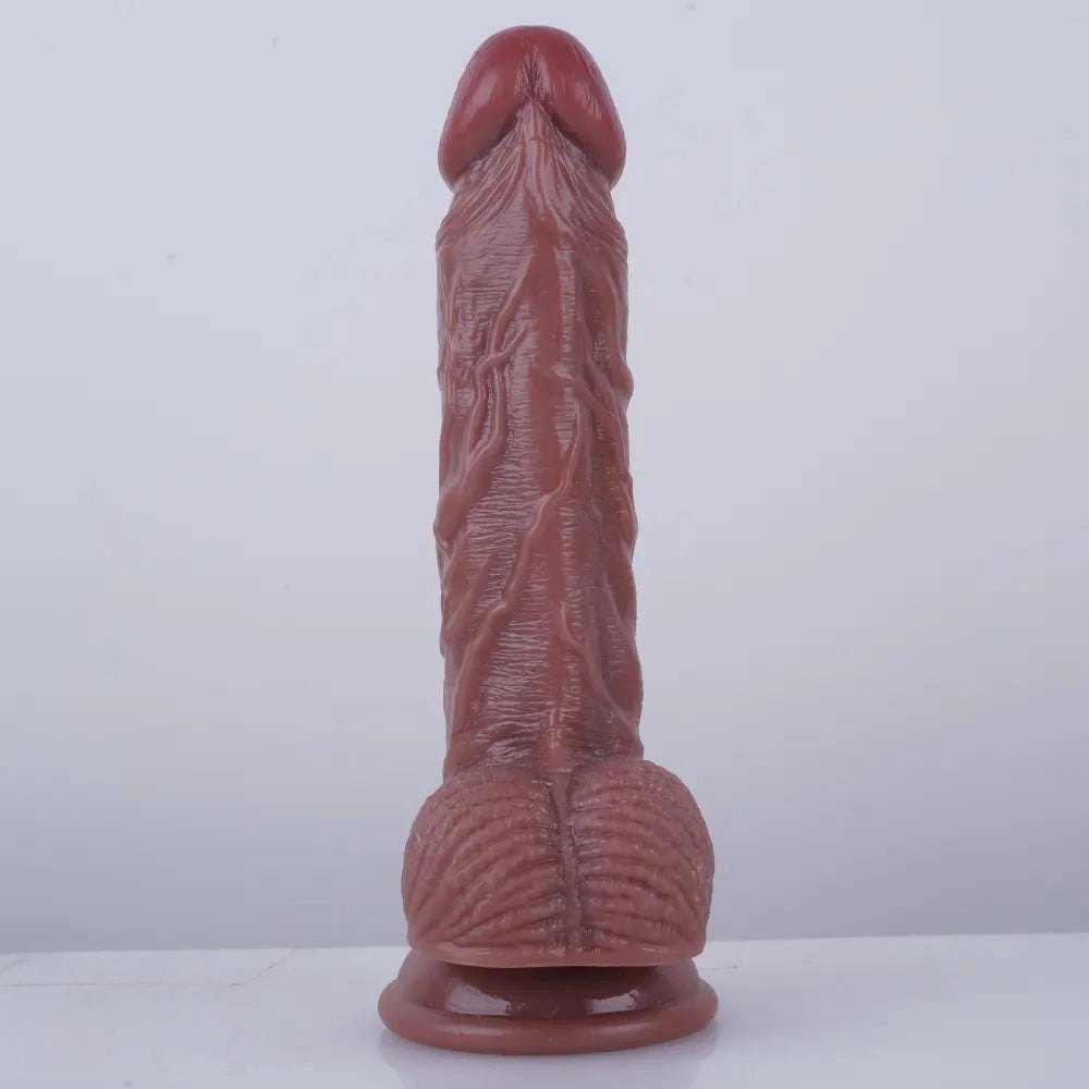 Realistic veined pvc dildo, photo 12