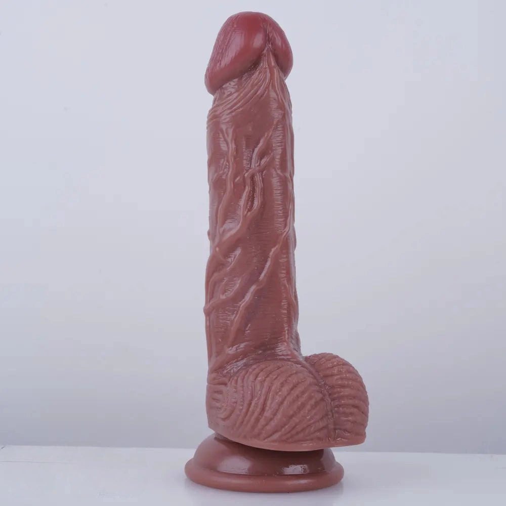 Realistic veined pvc dildo, photo 13