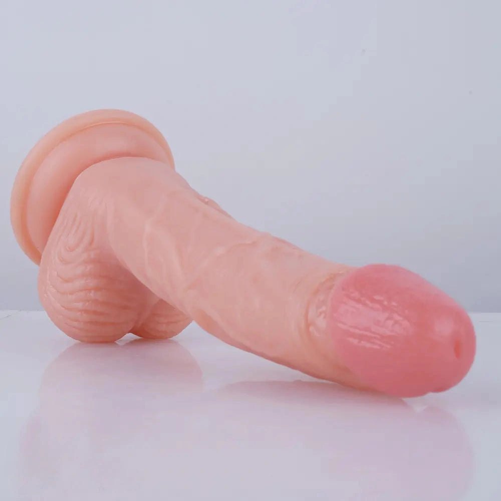 Realistic veined pvc dildo, photo 8