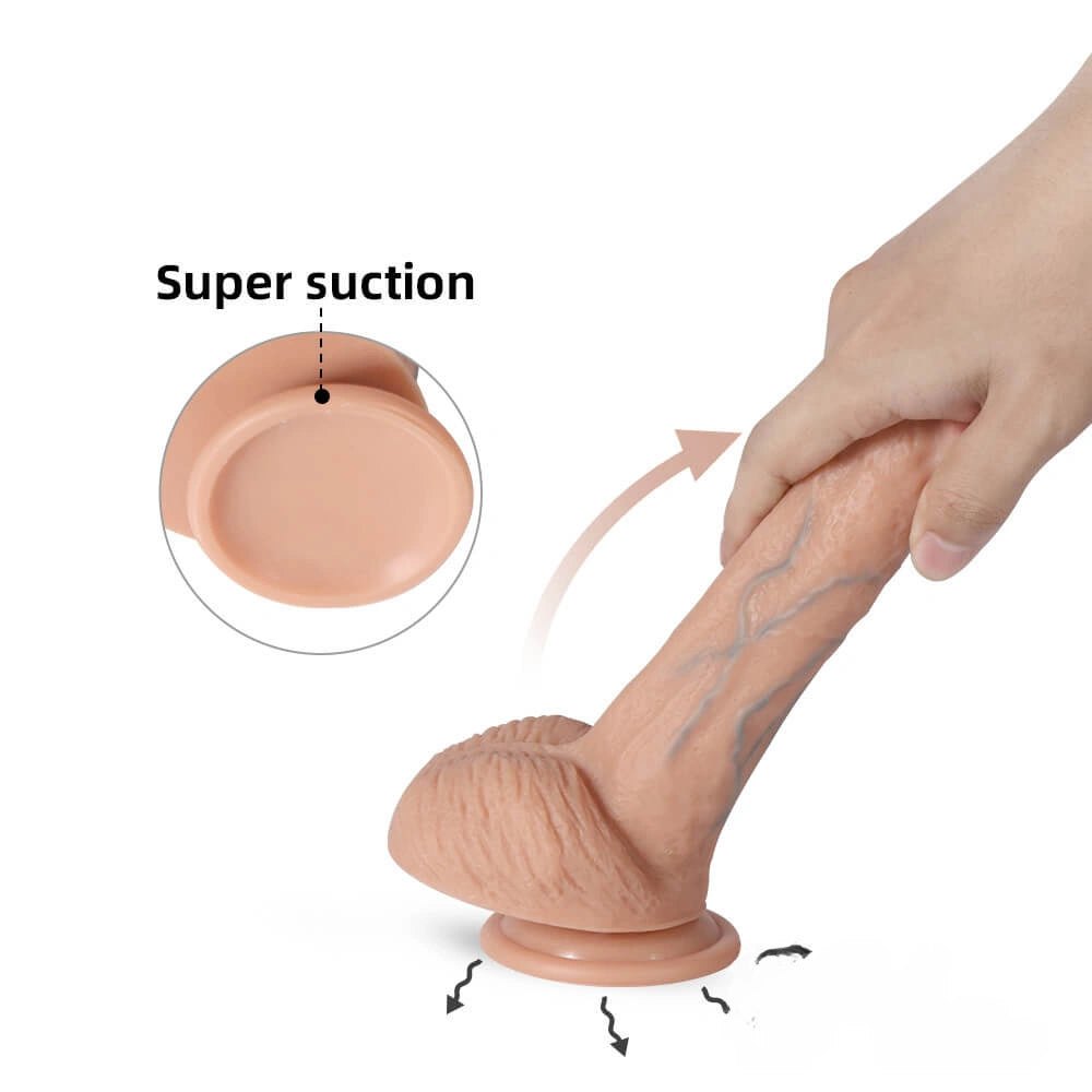 Flesh realistic dildo, photo 3