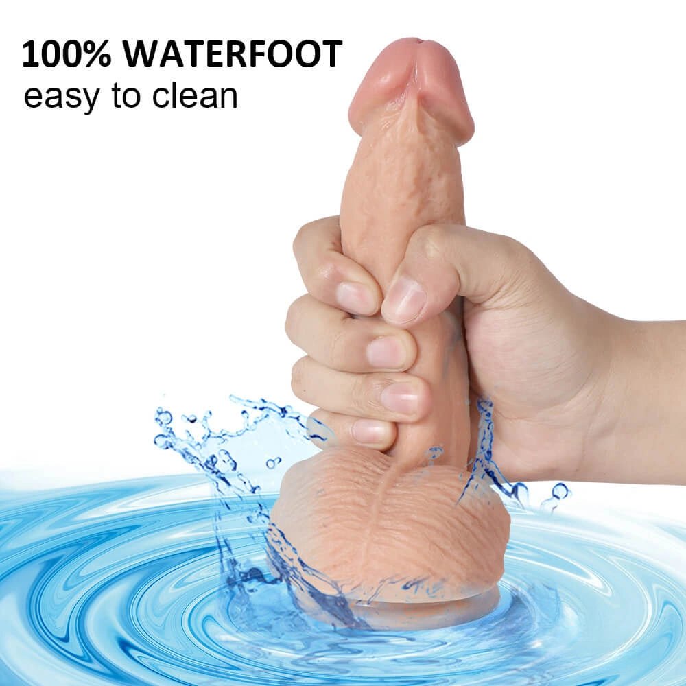 Flesh realistic dildo, photo 6