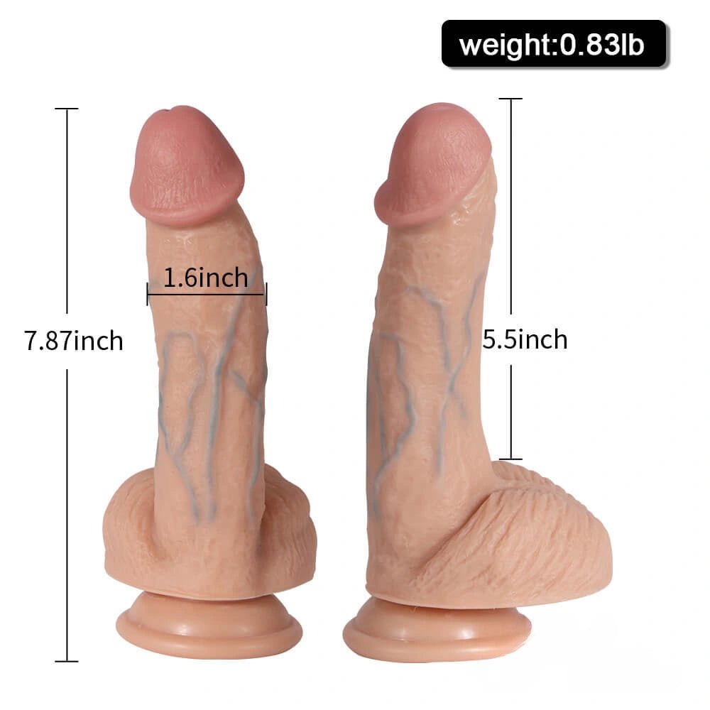 Flesh realistic dildo, photo 7