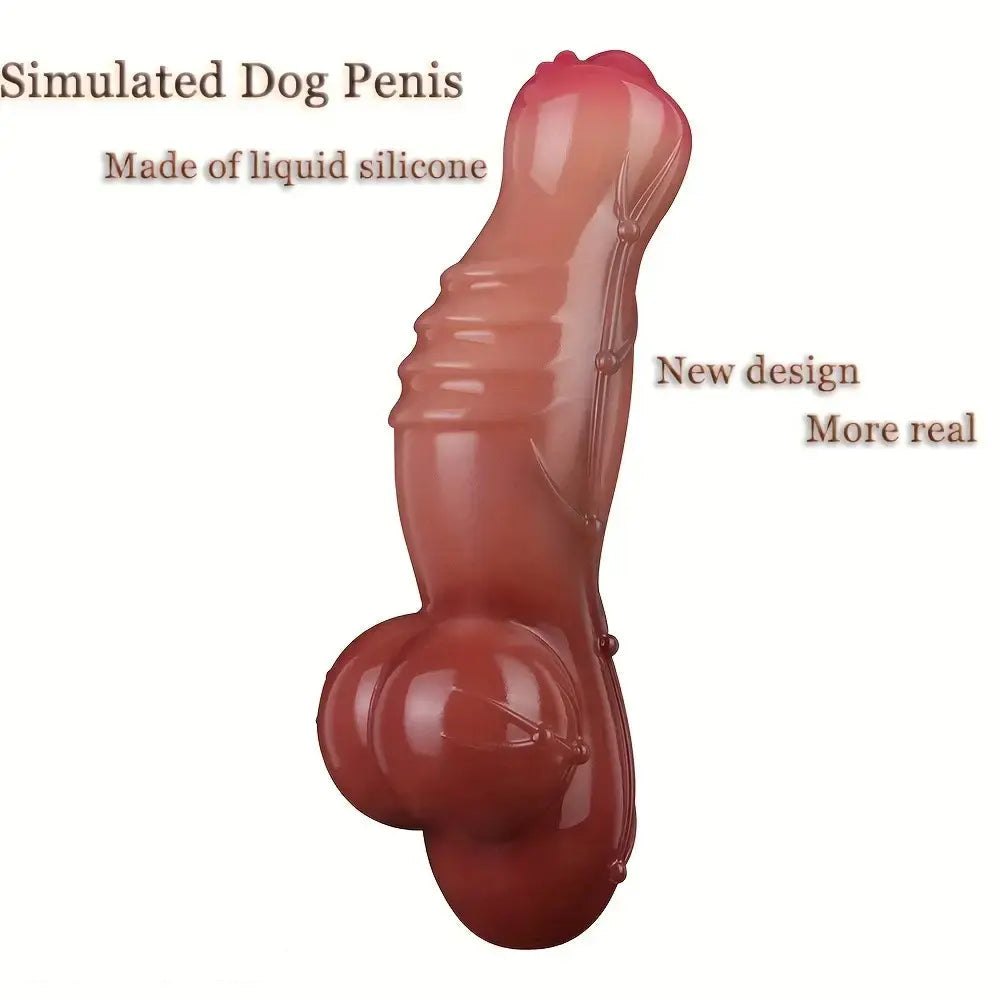 Flesh tone veined knot anal dildo, photo 7